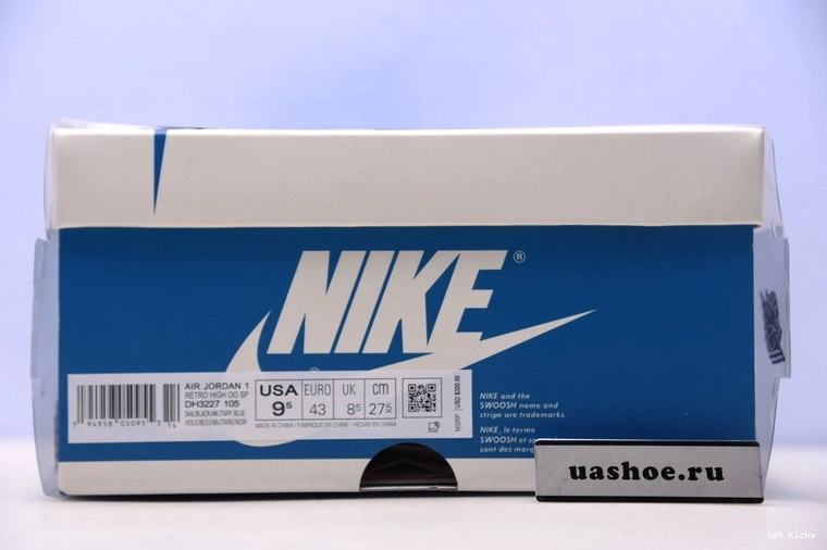 Military Fragment DH3227-105 Blue Jordan Travis Scott 1 Air 0316